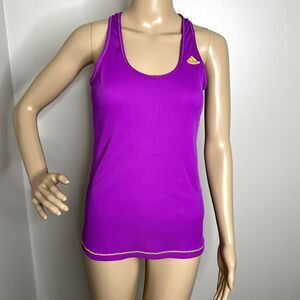 Adidas Purple Racerback Athletic Tank Top